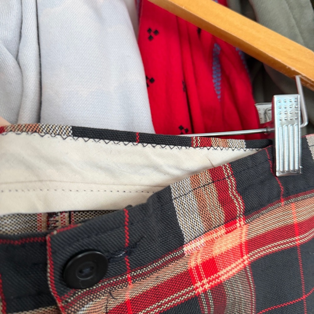 1970s Levi’s “For Me” Plaid Pants Vintage Women’s Levi Strauss Trousers Wide Leg - Picture 7 of 10